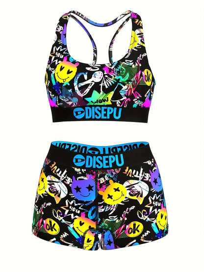 Women's Shorts Outfit Set - Printed – Sizes S–XXL – view 4