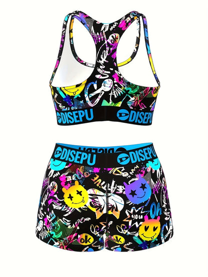 Women's Shorts Outfit Set - Printed – Sizes S–XXL – view 5