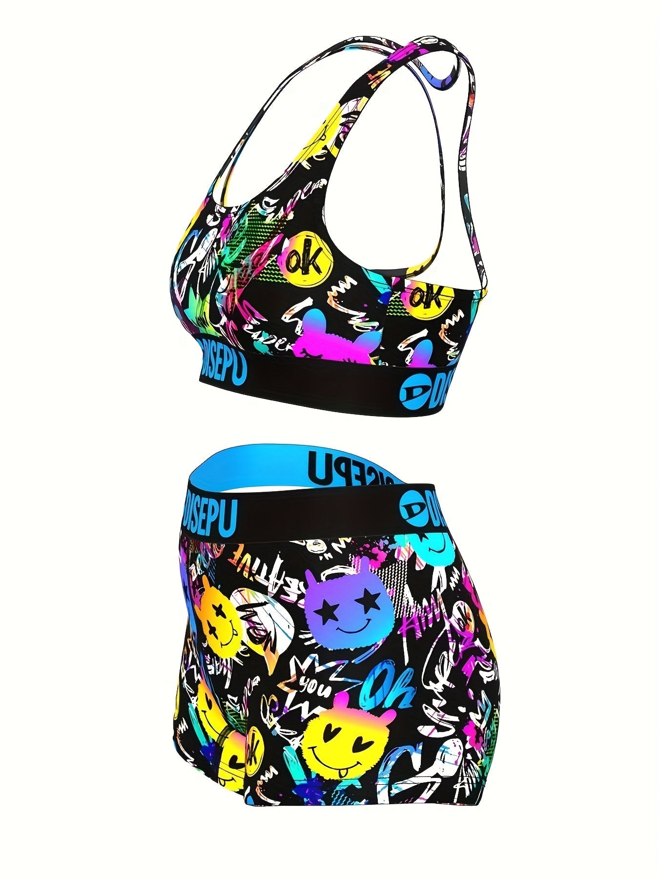 Women's Shorts Outfit Set - Printed – Sizes S–XXL – view 6