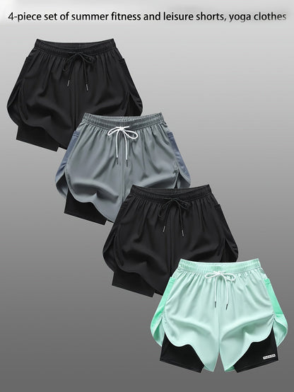 Women's Shorts Outfit Set - Versatile 4 – Black option – view 5