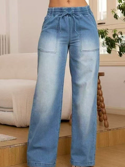 Women's Skinny Jeans - Light Blue detail view