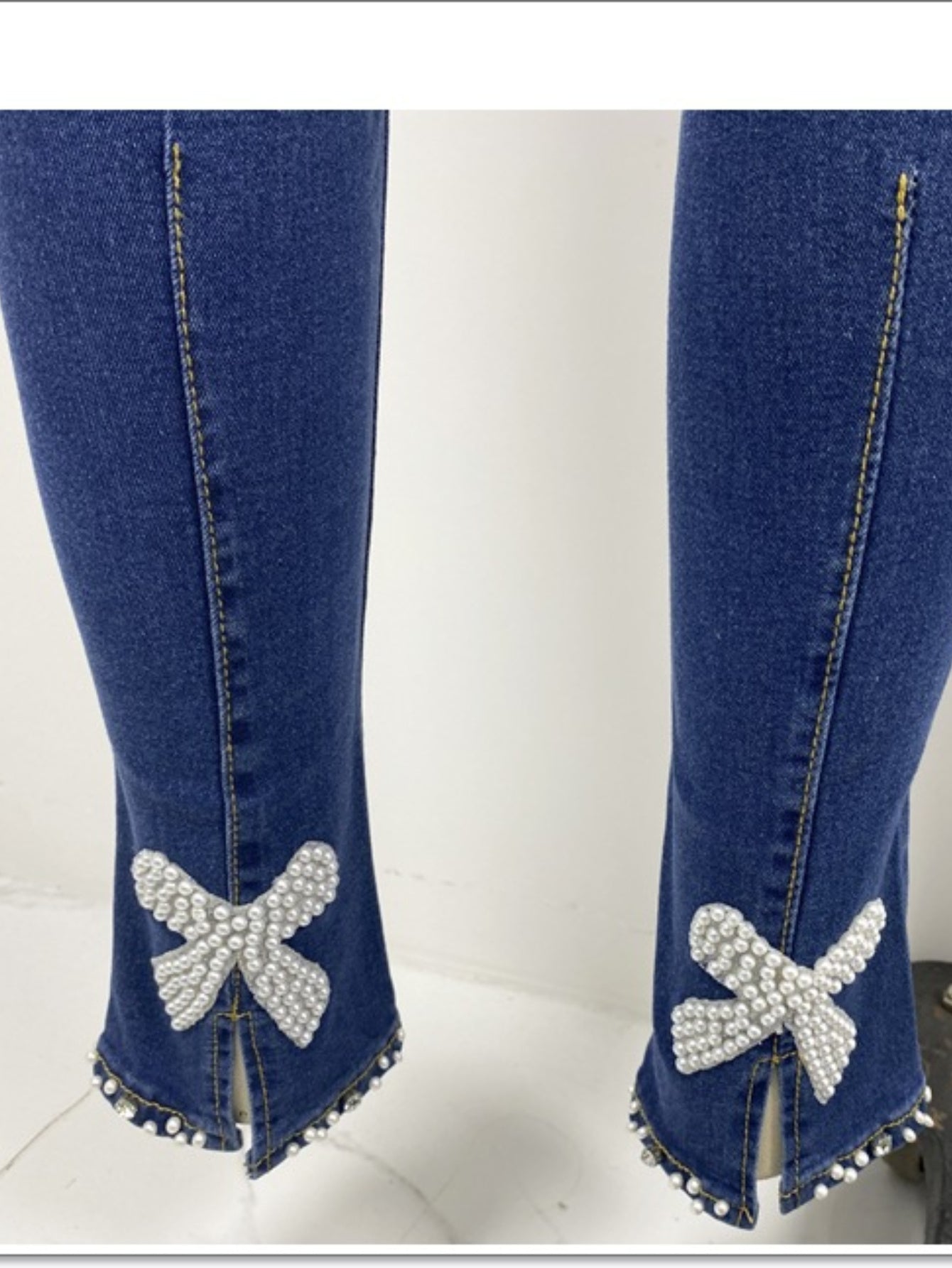Women's Skinny Jeans - Light Blue Streetwear – view 5