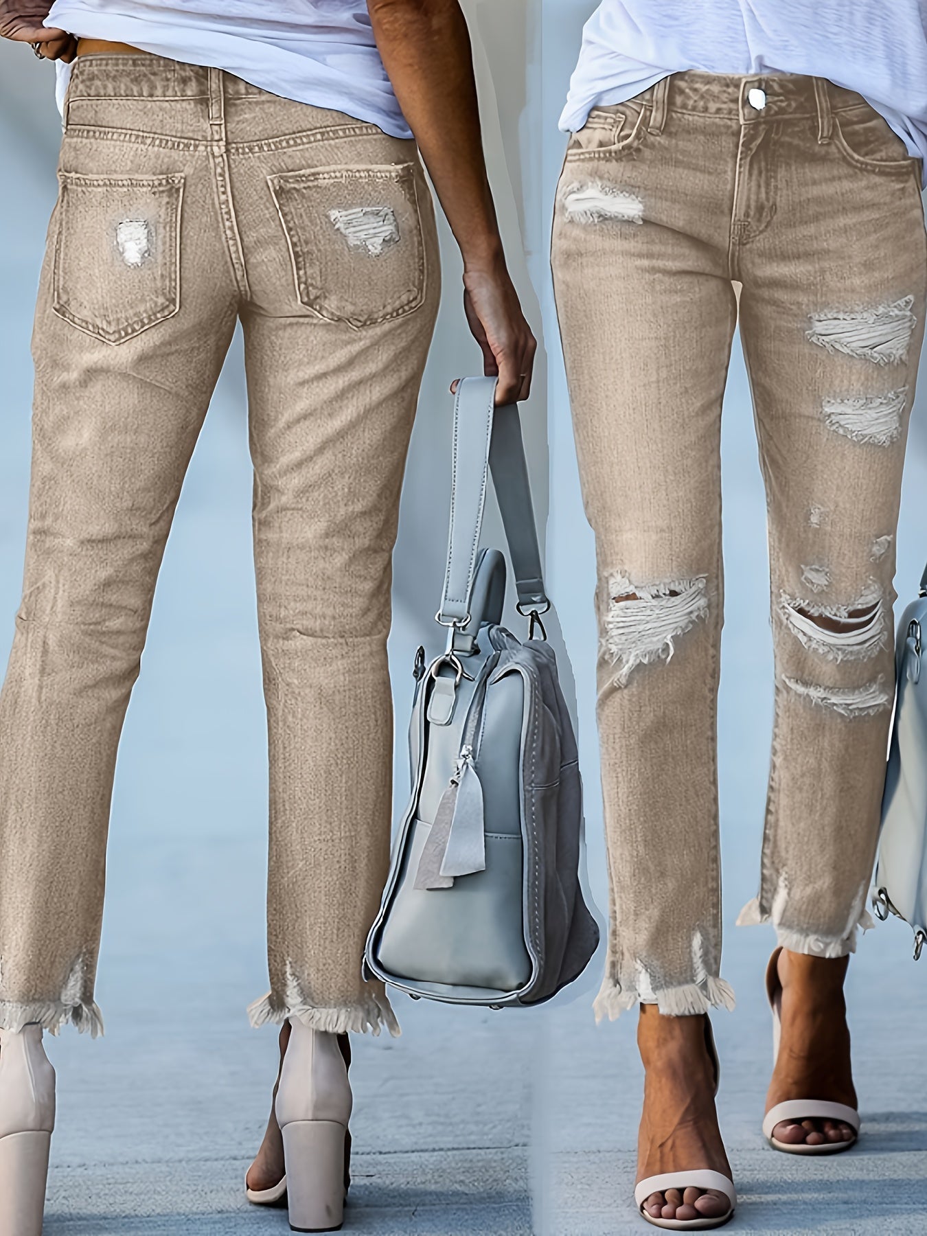 Women's Skinny Jeans - Stretch Comfort detail view