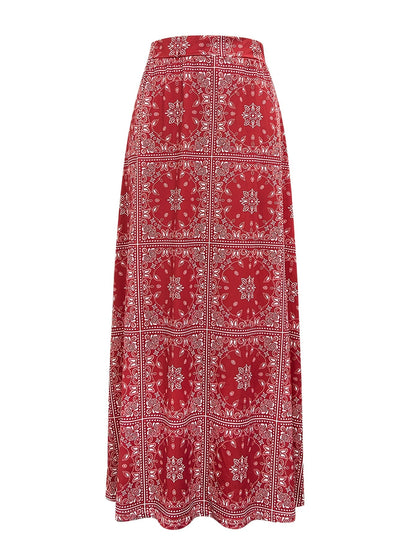 Women's Skirt - Geometric Print detail view