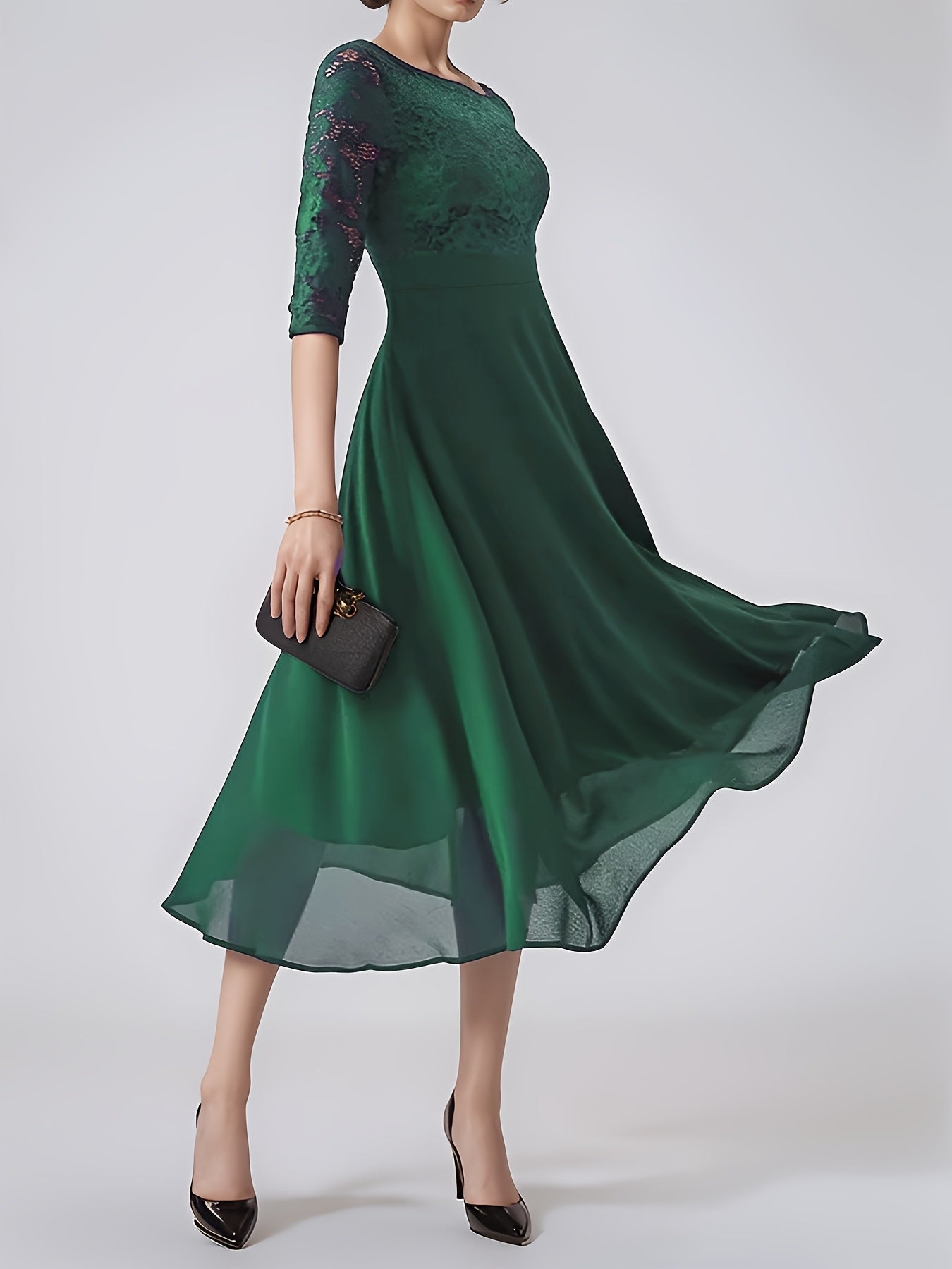 Women's Skirt - Versatile Everyday Style Navy Color detail view