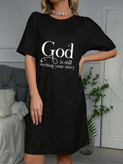 Women's Sleepwear - Soft Comfort – Dark Gray / Black detail view