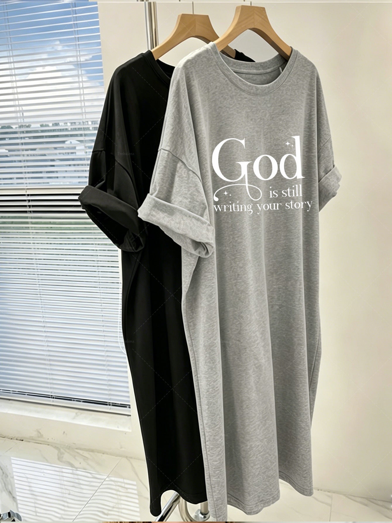Women's Sleepwear - Soft Comfort – Dark Gray / Black detail view