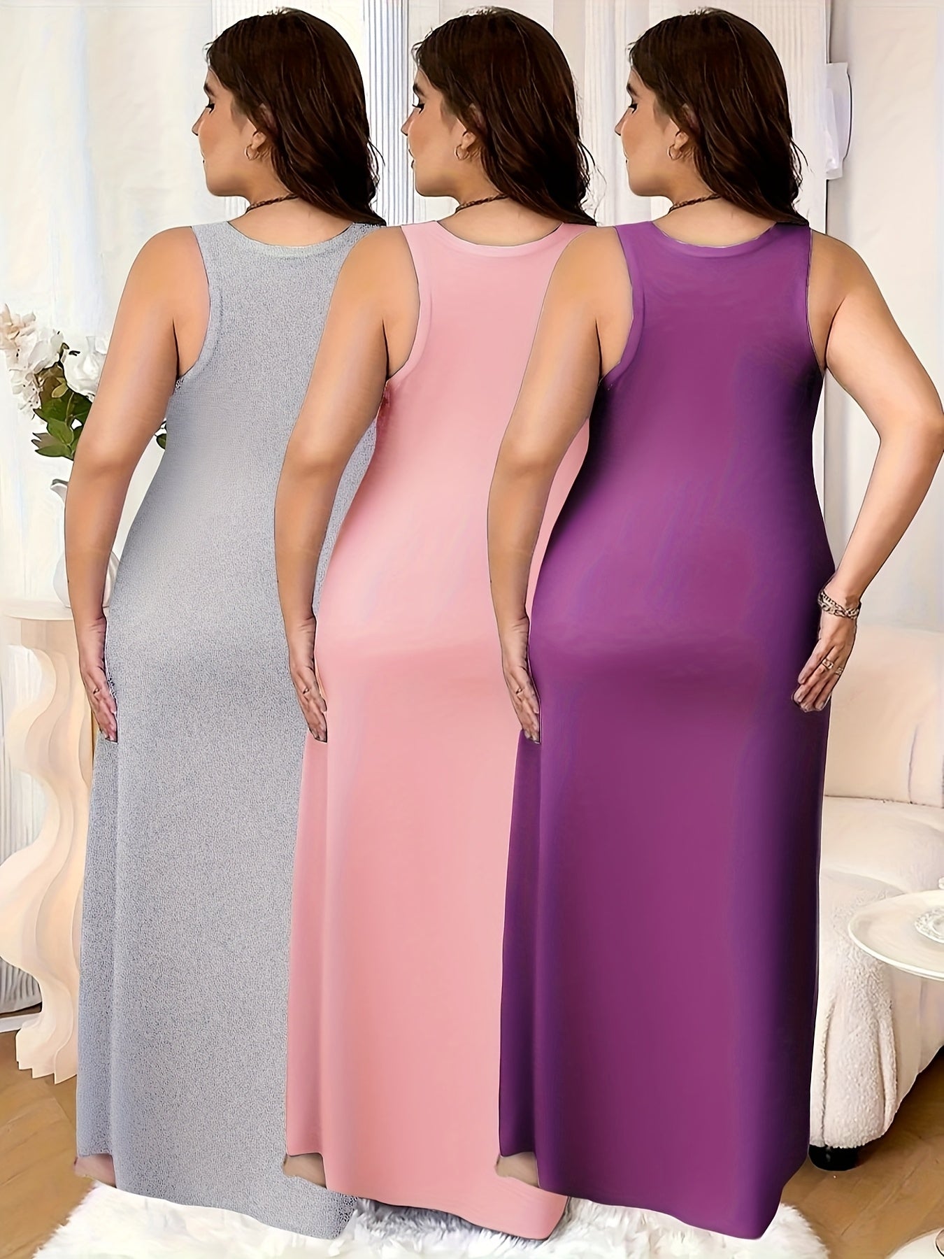 Women's Sleepwear - Soft Comfort – Sizes 1XL–7XL / 35-Variant Selection detail view