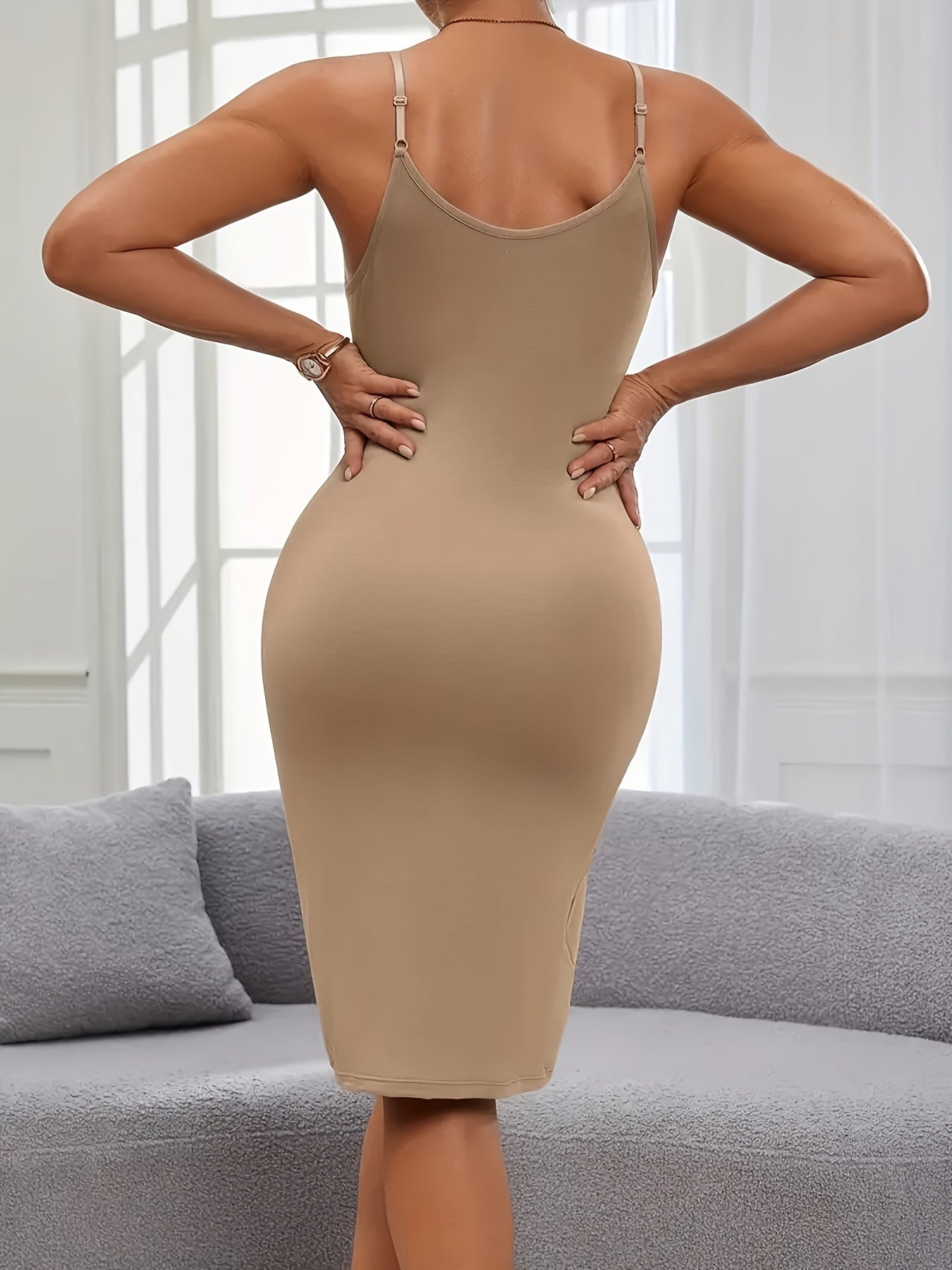 Women's Slip Dress - Solid Color – view 4