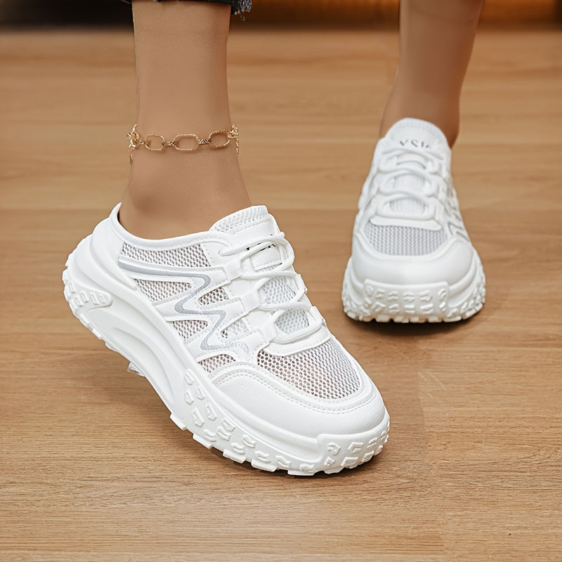 Women's Slippers – Breathable Mesh Lace-Up for Beach & Water – view 4