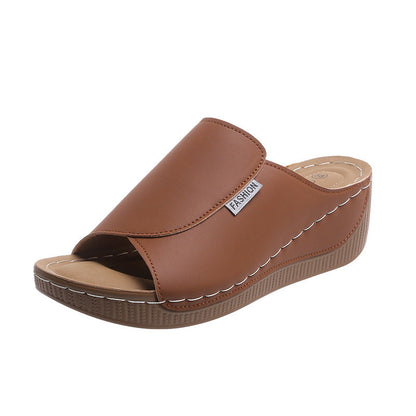 Women's Slippers - Cushioned Comfort Lightweight for Beach & Water – Burgundy color – view 5