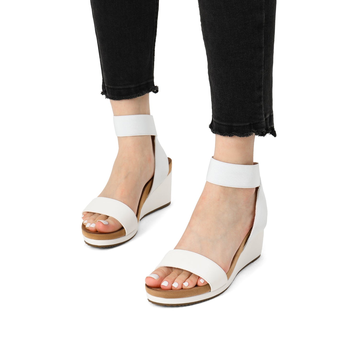 Women's Slippers - Cushioned Comfort Platform Sole for Beach & Water – view 10