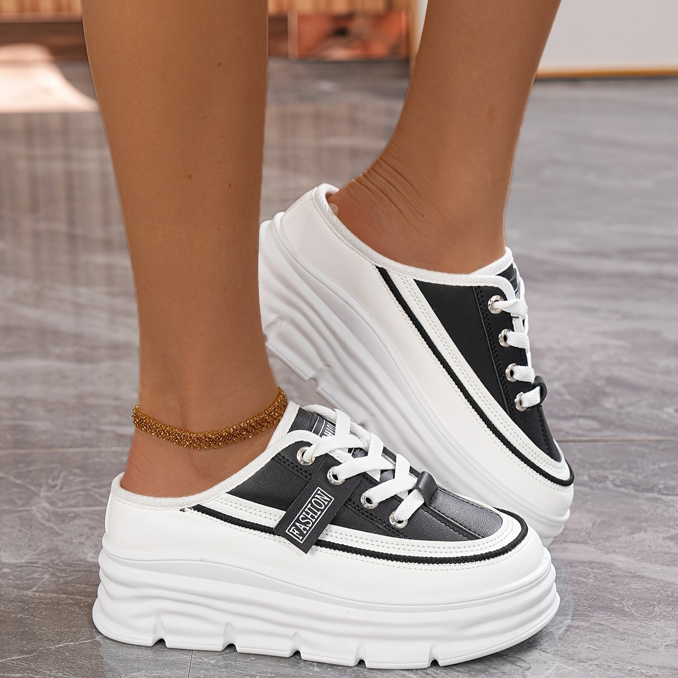 Women's Slippers – Lace-Up for Everyday Wear – view 13