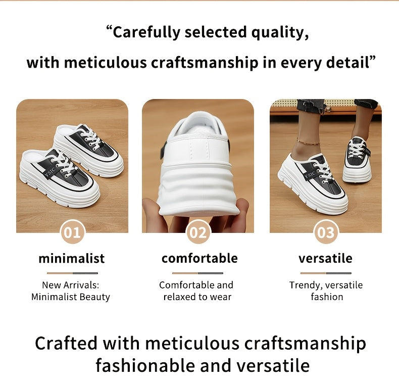 Women's Slippers – Lace-Up for Everyday Wear – White option – view 6