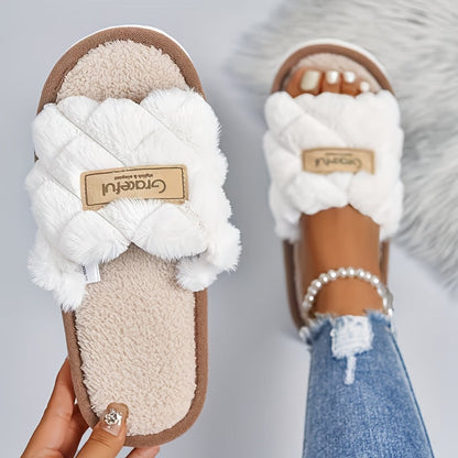 Women's Slippers - Non-Slip Sole Plush Lined for Cold Weather – main product image