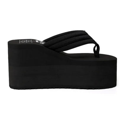 Women's Slippers – Non-Slip Sole Slip-On for Beach & Water – Sizes US 5–US 9 – Black option – view 3