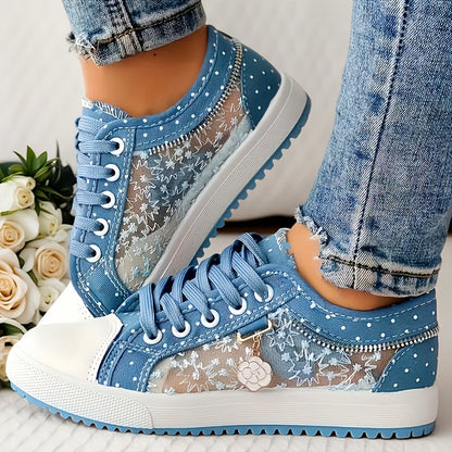 Women's Sneakers – Breathable Mesh Everyday Wear 43 – view 2