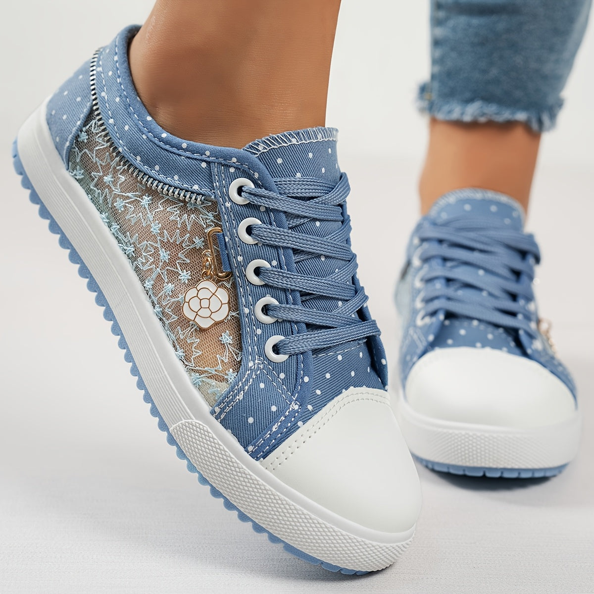 Women's Sneakers – Breathable Mesh Everyday Wear 43 – view 5