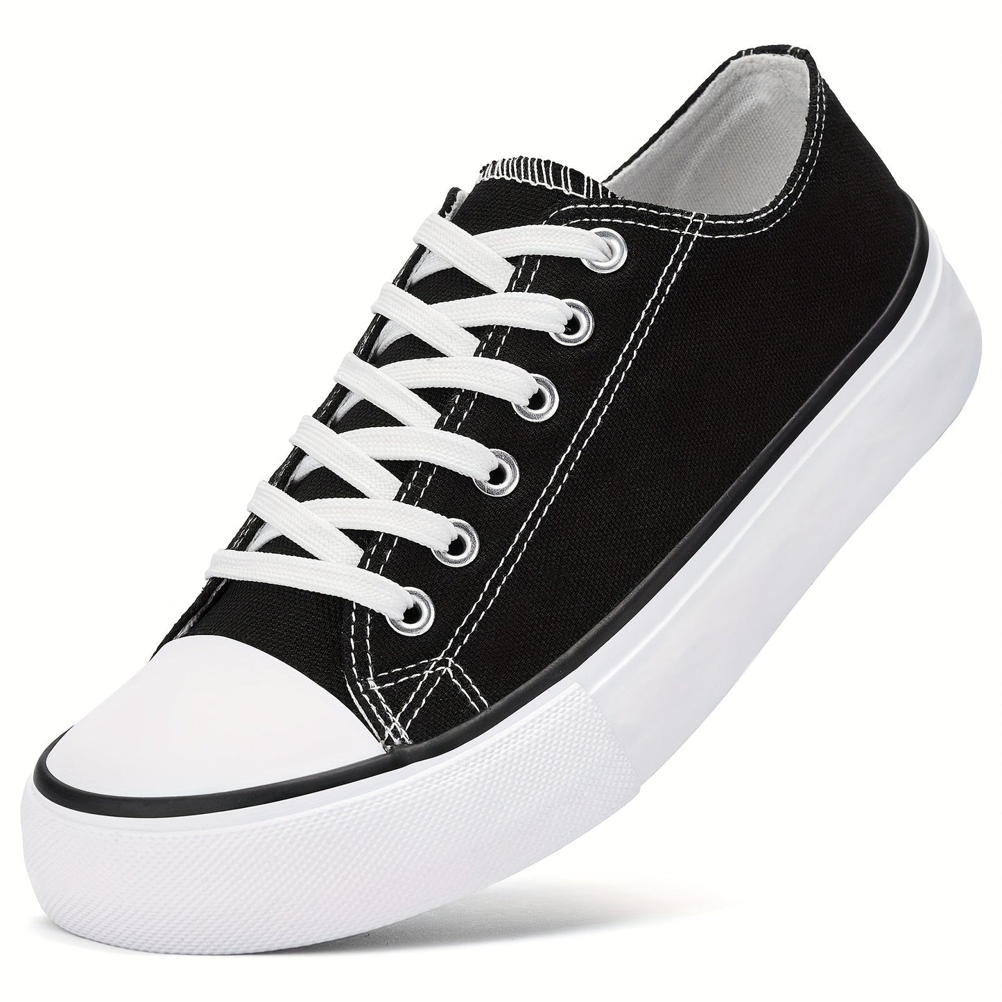 Women's Sneakers – Breathable Mesh Everyday Wear 47 – Black option – view 3