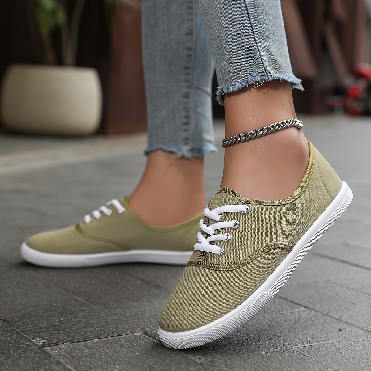 Women's Sneakers – Breathable Mesh Everyday Wear 89 – view 16