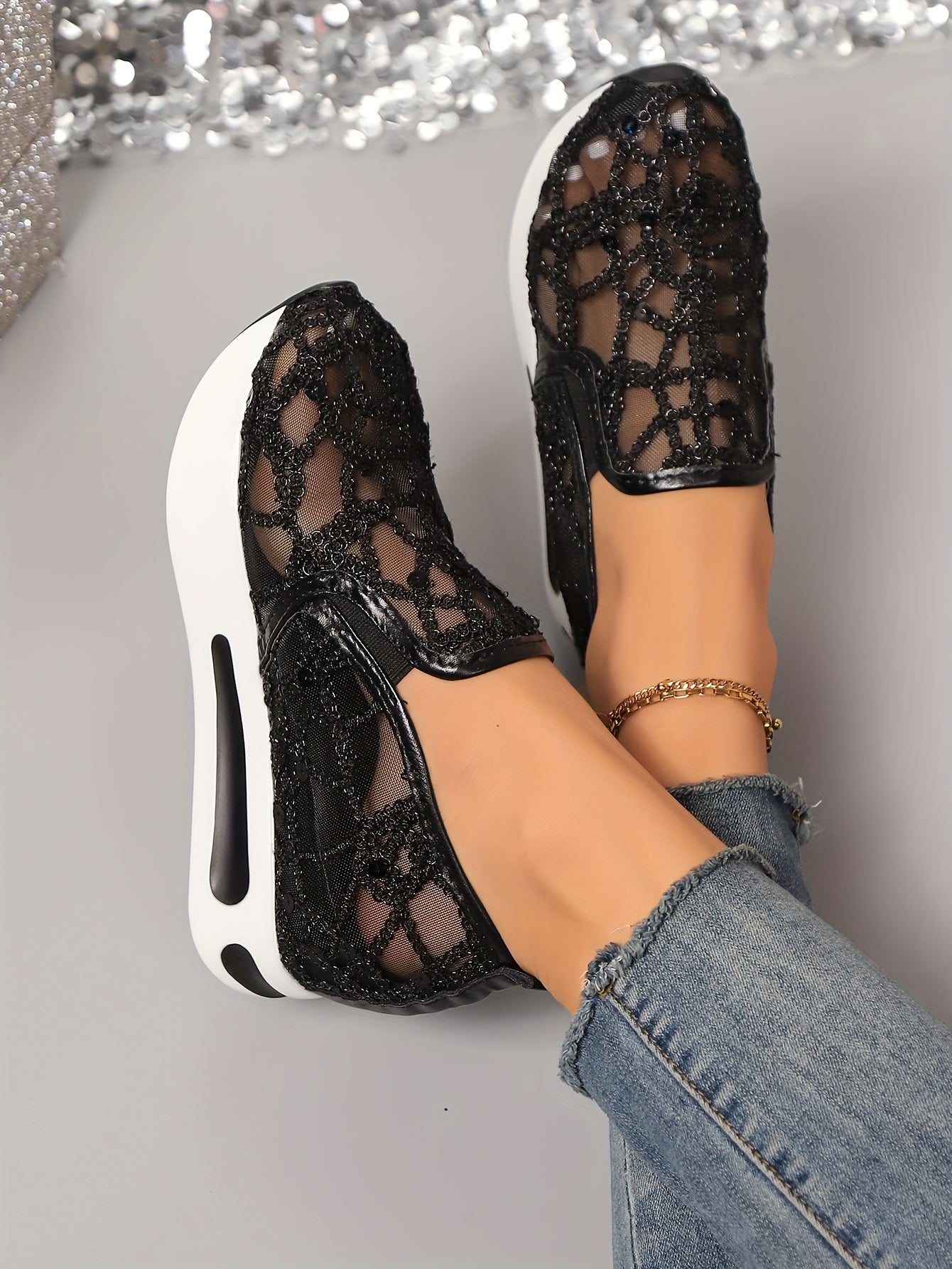 Women's Sneakers – Breathable Mesh Everyday Wear 90 – view 6