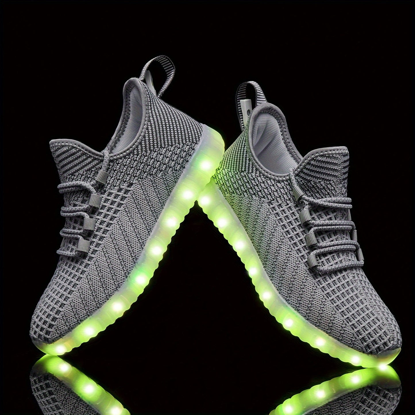 Women's Sneakers – Breathable Mesh for Everyday Wear – Light Grey – view 8