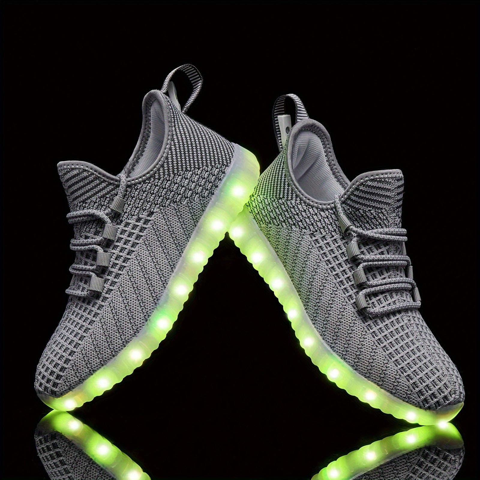 Women's Sneakers – Breathable Mesh for Everyday Wear – Light Grey – view 8