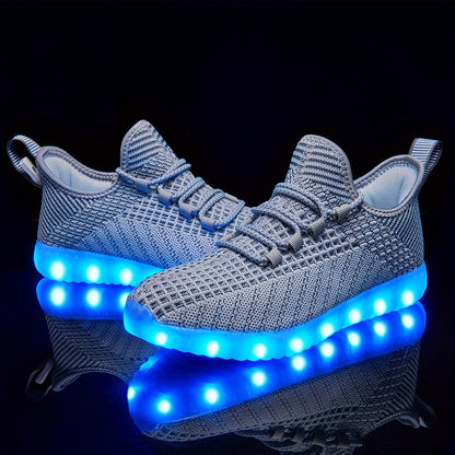 Women's Sneakers – Breathable Mesh for Everyday Wear – Light Grey – view 11