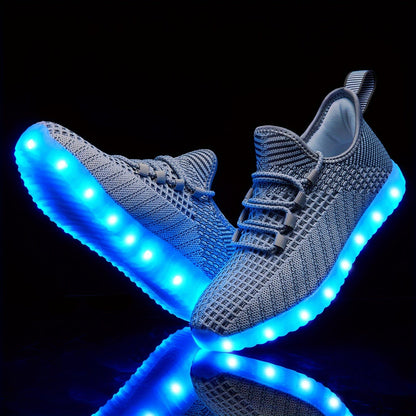 Women's Sneakers – Breathable Mesh for Everyday Wear – Light Grey – view 17