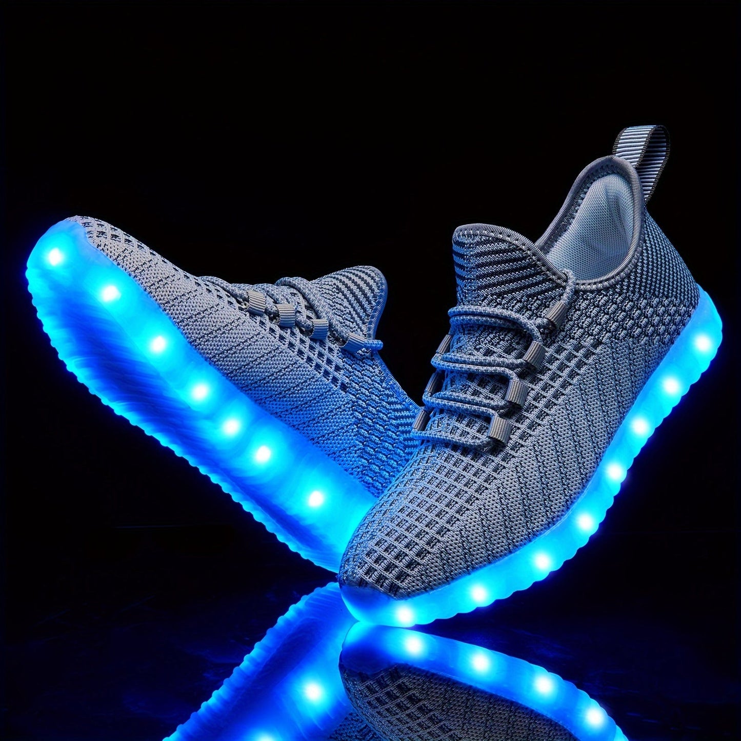 Women's Sneakers – Breathable Mesh for Everyday Wear – Light Grey – view 18