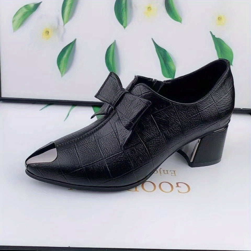 Women's Sneakers - Comfort Fit – Black Satin – Black option – view 3