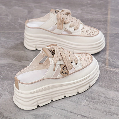 Women's Sneakers – Comfort Fit Everyday Wear 40 – Beige option – view 5