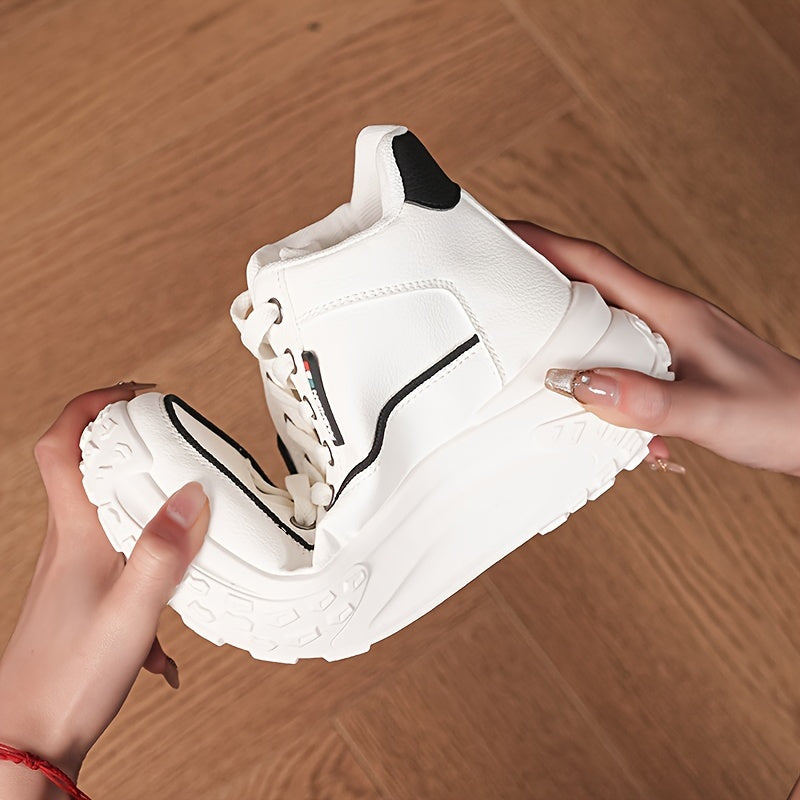 Women's Sneakers – Cushioned Comfort Platform Sole for Everyday Wear – view 7