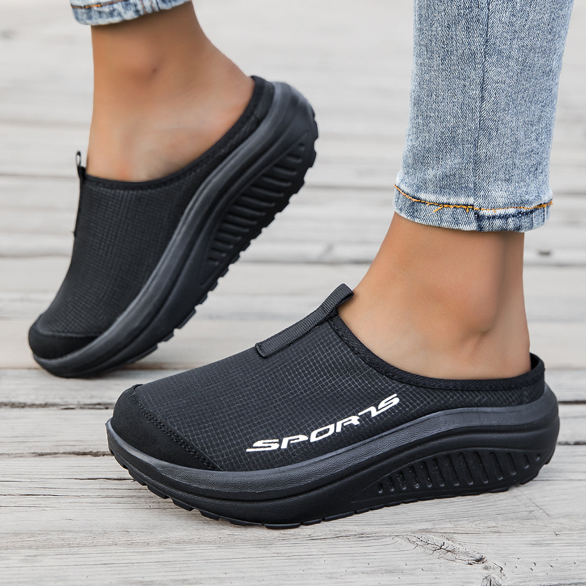 Women's Sneakers - Lace-Up Design – White – view 19