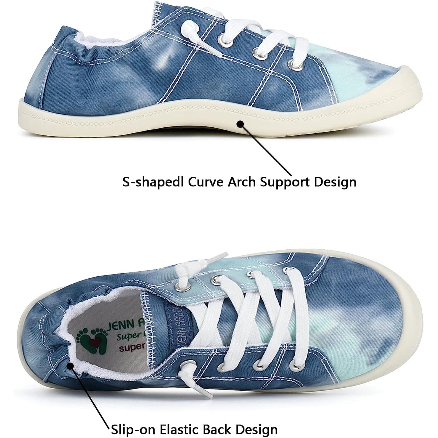 Women's Sneakers – Lace-Up Slip-On for Everyday Wear – view 6