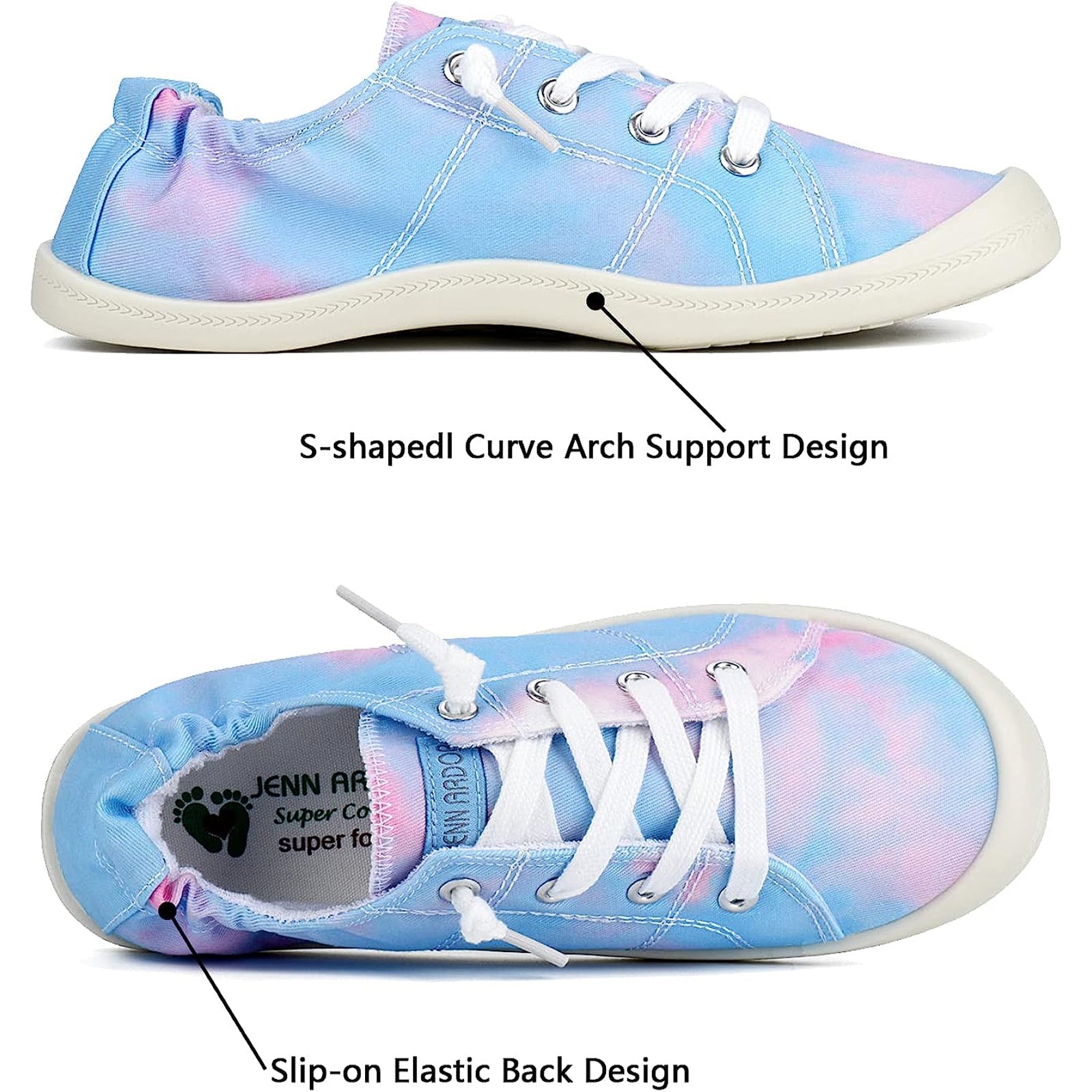 Women's Sneakers – Lace-Up Slip-On for Everyday Wear – view 9