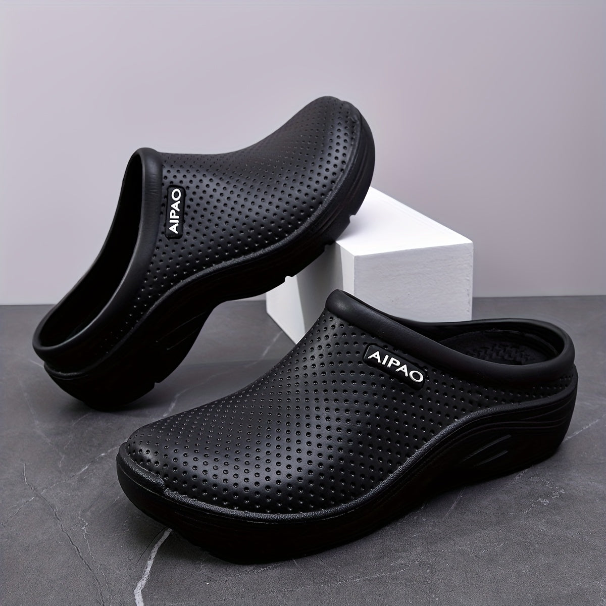 Women's Sneakers - Lightweight for Everyday Wear - Signature Style – Black option – view 2