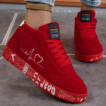 Women's Sneakers - Lightweight for Outdoor & – Red option – main product image