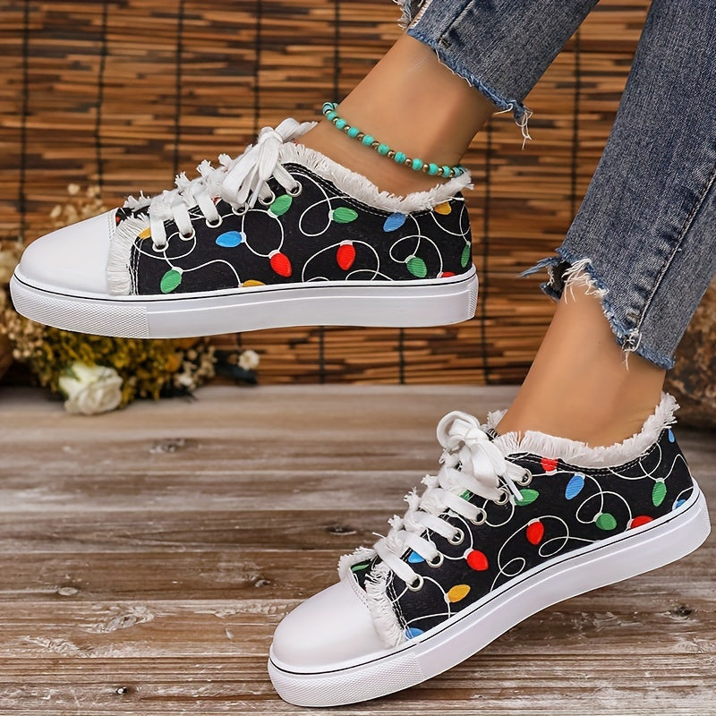 Women's Sneakers – Lightweight Lace-Up for Everyday Wear – view 2