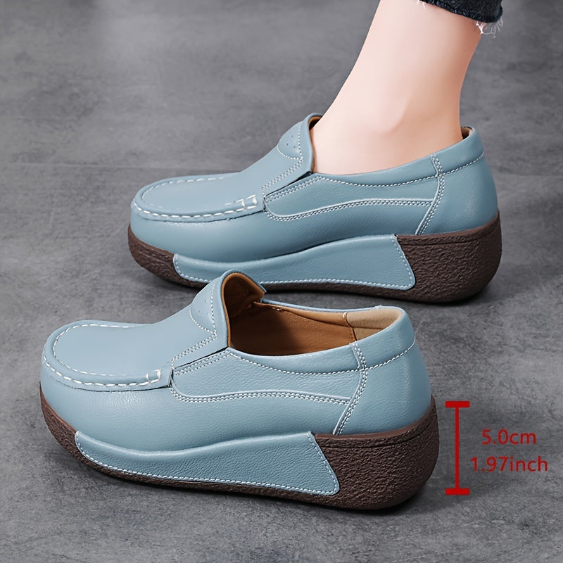 Women's Sneakers – Slip-On Platform for Everyday Wear – view 2