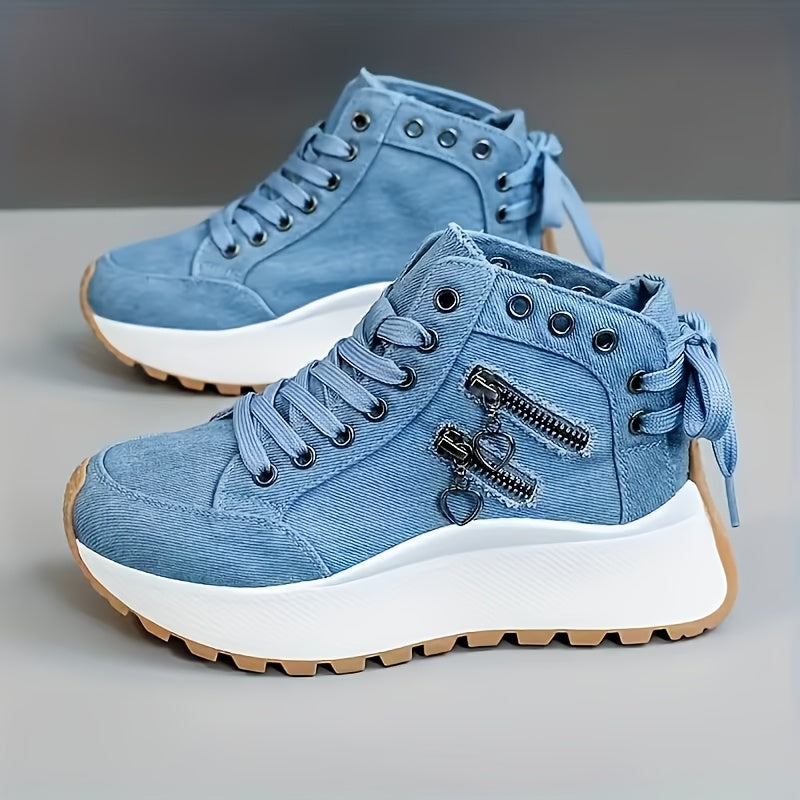Women's Snow Boots – Breathable Mesh for Active Days – Blue option – view 2