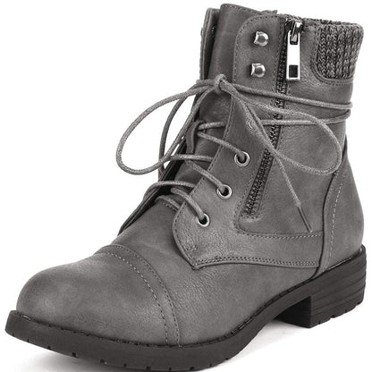Women's Snow Boots - Cushioned Comfort & Lace-Up – BLACK option – view 24
