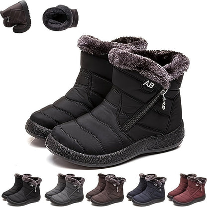Women's Snow Boots – Non-Slip for Cold Weather – Red / Black – main product image