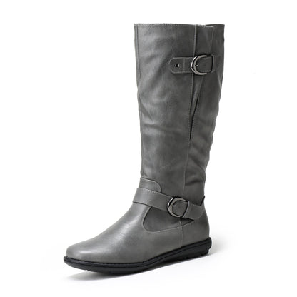 Women's Snow Boots - Non-Slip Sole & Plush Lined – Black – view 11