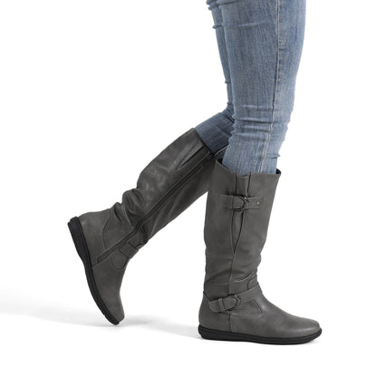 Women's Snow Boots - Non-Slip Sole & Plush Lined – Black – Black option – view 10
