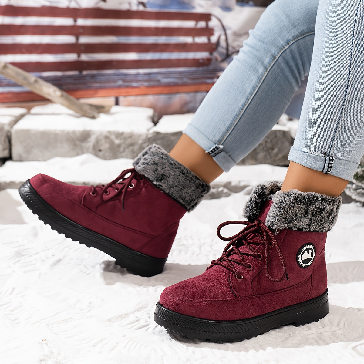 Women's Snow Boots – Non-Slip Sole Outdoor & Travel 11 – main product image