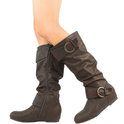 Women's Snow Boots – Plush Lined for Cold Weather – Black / Grey – view 11