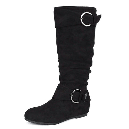 Women's Snow Boots – Plush Lined for Cold Weather – Black / Grey – view 12