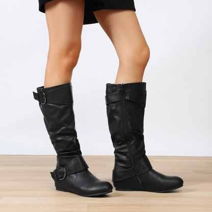 Women's Snow Boots – Plush Lined for Cold Weather – Black / Grey – view 18