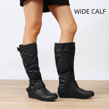 Women's Snow Boots – Plush Lined for Cold Weather – Black / Grey – view 30